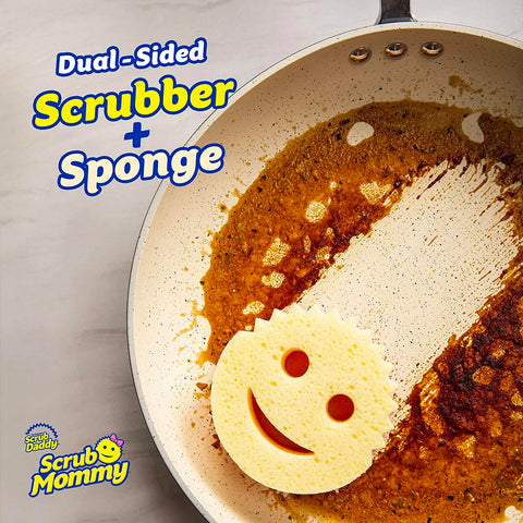 Scrub Daddy Scrub Mommy - Dual-Sided Dish Sponges - 3 Count