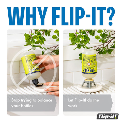 Flip-It! Bottle Emptying Kit - 6 Pack - Fits most bottles - Pastel Color Edition