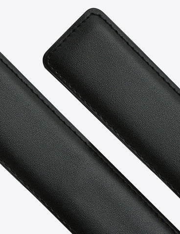 Mission Belt Black Leather, 40mm