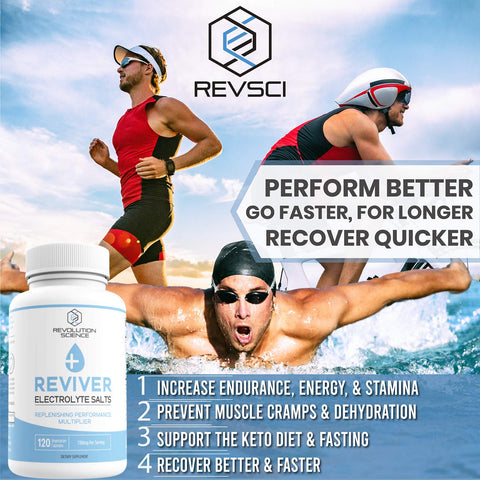 REVIVER Salt Pills with Electrolytes, 120 Tablets