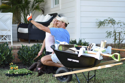 The Burro Buddy Lawn/Garden Tray - Holds Tools, Drinks, Phone - Great Gift!