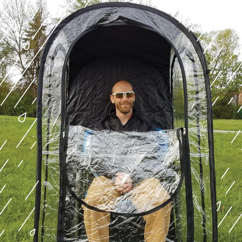 WeatherPod Large Pop-Up Weather Pod, 1-Person, Navy Blue