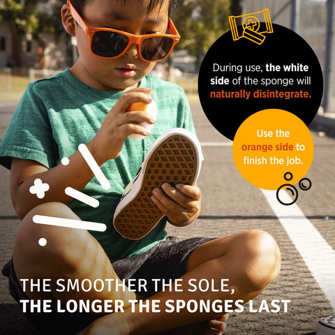 SneakERASERS Instant Sneaker Cleaner Sponge, 5 Pack