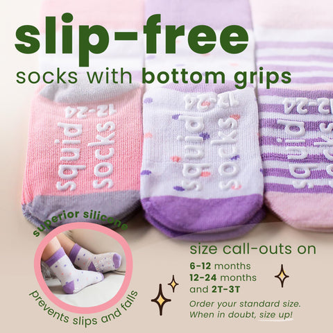 squid socks Girls Bamboo Socks | Grip Socks, Caroline