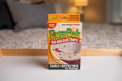BuggyBeds Bed Bug Glue Traps - 12 Pack