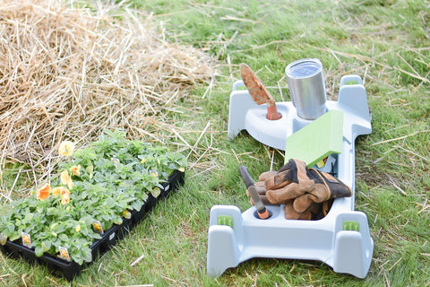 The Burro Buddy Lawn/Garden Tray - Holds Tools, Drinks, Phone - Great Gift!