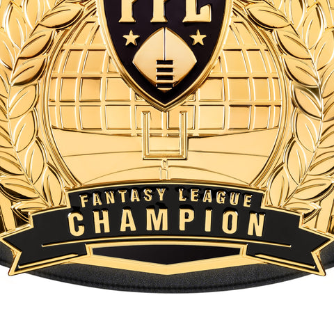 TrophySmack Fantasy Football Championship Belt - Gold