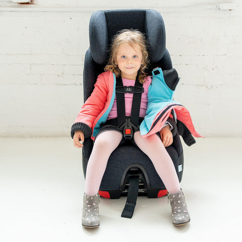 Buckle Me Baby Coats - Safer Car Seat Girls Winter Jacket - Toastier Pinkerbell - 18 Months